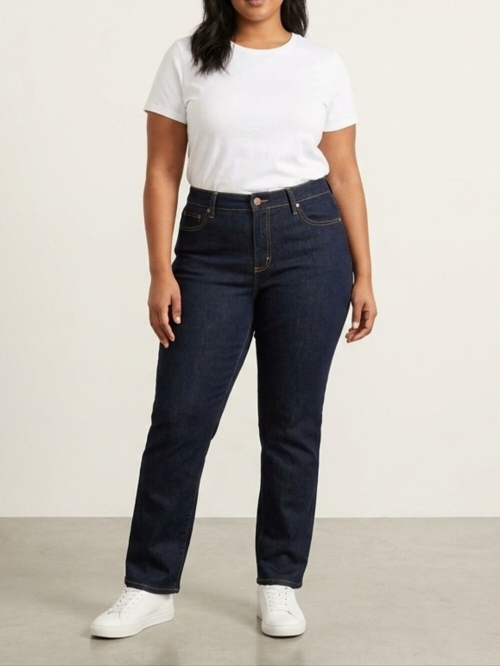 Lands End x Recover Sustainable Indigo Denim Jeans Size 16 BNWT